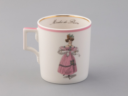 Чашка с блюдцем чайная 220 мл форма Гербовая рисунок Modes de Paris 1828 арт. 81.25414.00.1, 