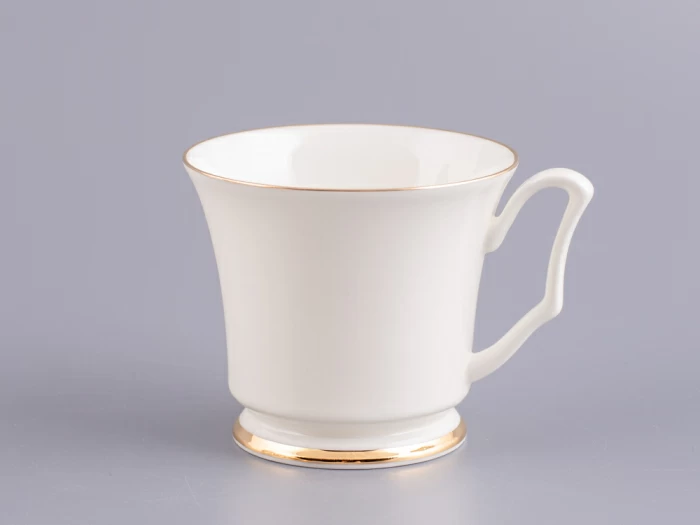 Чашка с блюдцем кофейная 145 мл.,  форма Юлия,  рисунок Золотая лента арт. 81.17853.00.1, 