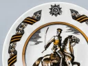 Декоративная тарелка 150 мм форма Гладкая рисунок Казачий офицер арт. 80.81721.00.1, 
