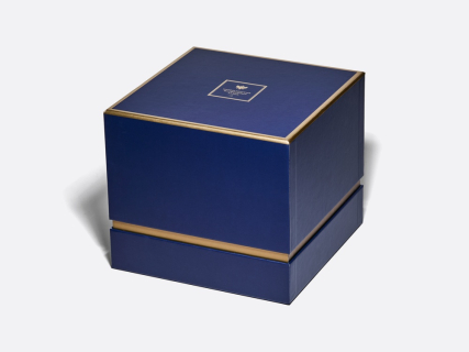 Бокал с блюдцем и крышкой 390 мл в подарочной упаковке, форма Топ, рисунок Готический 10, арт. 81.34169.00.1, 