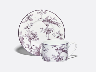 Чашка с блюдцем форма Соло рисунок Monplaisir Violet (Монплезир Виолет), арт. 81.29440.00.5
