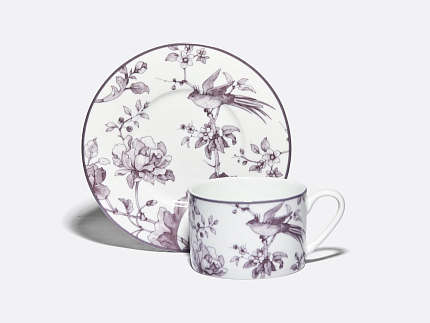Чашка с блюдцем форма Соло рисунок Monplaisir Violet (Монплезир Виолет), арт. 81.29440.00.5
