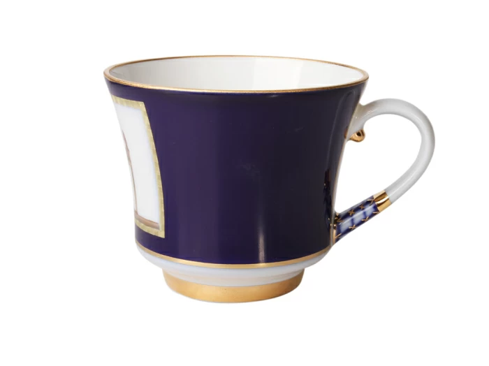 Чашка с блюдцем чайная 220 мл форма Банкетная рисунок Классика Петербурга 52% №2 арт. 81.18103.00.1, 