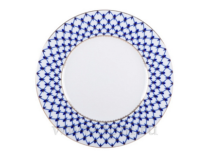 Тарелка Гладкая Кобальтовая сетка 200 мм арт. 80.07243.00.1