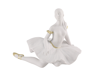 Скульптура форма В пачке, бисквит, рисунок Репетиция, арт. 82.98968.00.1