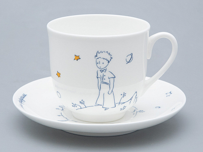 Подарочный набор форма Ландыш рисунок Маленький Принц и Роза, арт. 81.27751.00.1