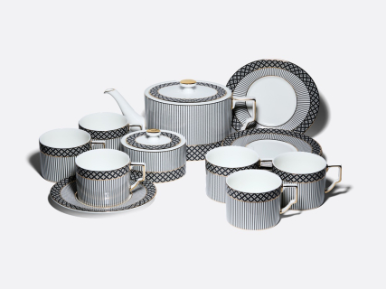 Сервиз чайный на 6 персон 14 предметов форма Элегия рисунок Elegant, арт. 81.34728.00.1, 