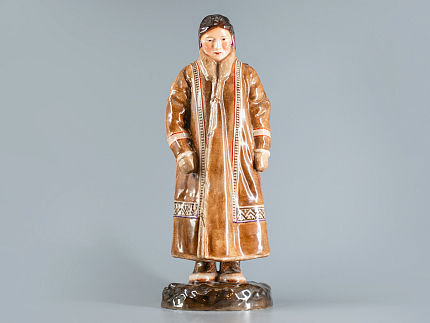 Скульптура Народности России Вогульская женщина арт. 82.78573.00.1