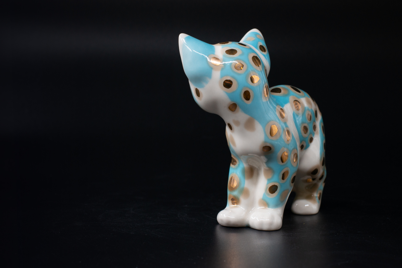 Скульптура Кошка Лео, арт 62.13625.00.1, 