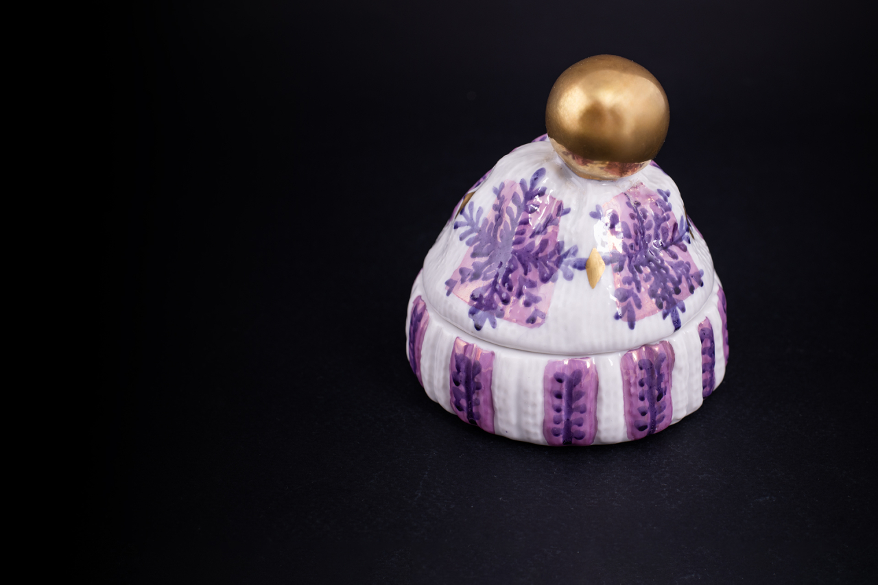 Шкатулка Детская шапочка, рисунок Снежинка, арт 60.16424.00.1, 