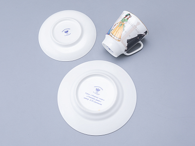 Трехпредметный комплект 165 мл, форма Майская, рисунок Опера Пиковая дама, арт. 81.33929.00.1