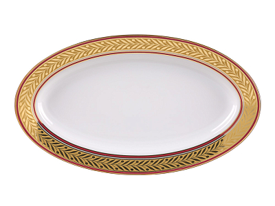 Блюдо овальное 240 форма Европейская рисунок Бельведер арт. 80.96534.00.1