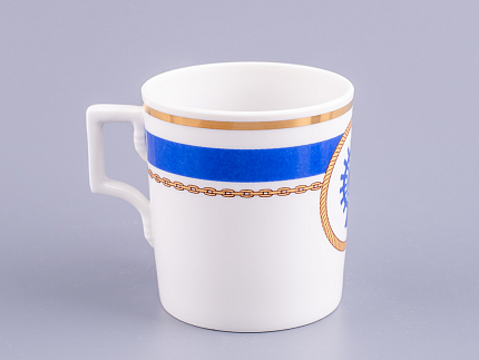 Чашка с блюдцем чайная 220 мл форма Гербовая рисунок Кают-компания № 5 арт. 81.24034.00.1