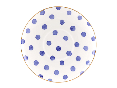 Чашка с блюдцем кофейная 165 мл., форма Майская, рисунок Polka Dot арт. 81.27797.00.1