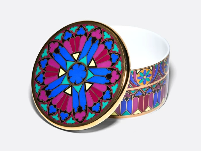 Шкатулка в подарочной упаковке, форма Идиллия, рисунок Готический 7, арт. 81.34170.00.1, 