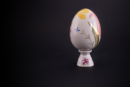 Яйцо пасхальное Жёлтые цветы, арт 60.21592.00.1