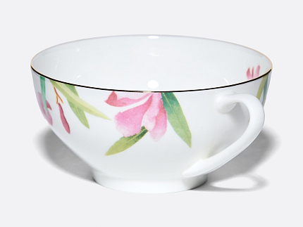 Чашка с блюдцем форма Купольная рисунок Акварель арт. 81.26635.00.1