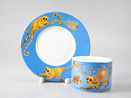 Чашка с блюдцем Лямурия Голубая арт. 81.29858.00.1