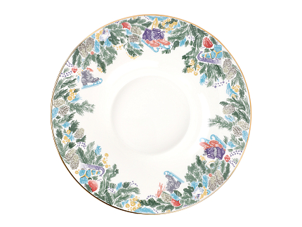 Сервиз чайный форма Юлия рисунок Серебряные коньки, 6 персон 14 предметов арт. 81.29098.00.1