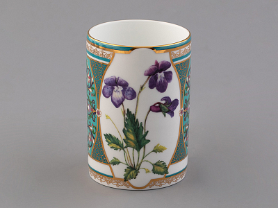 Бокал 400 мл в подарочной упаковке, форма Соло, рисунок Фиалка надрезанная, арт. 81.32711.00.1