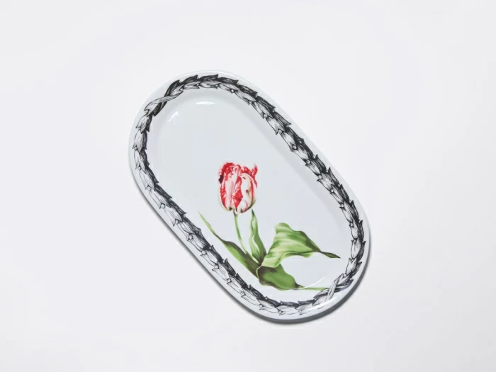 Блюдо овальное 295 мм, в подарочной упаковке, форма Юлиана, рисунок Волшебный сад XIV, арт. 81.34198.00.1, 