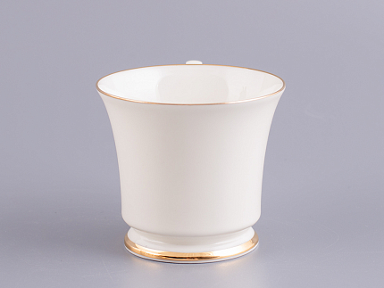 Чашка с блюдцем кофейная 145 мл.,  форма Юлия,  рисунок Золотая лента арт. 81.17853.00.1