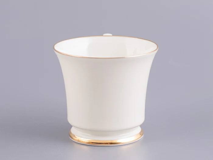 Чашка с блюдцем кофейная 145 мл.,  форма Юлия,  рисунок Золотая лента арт. 81.17853.00.1, 