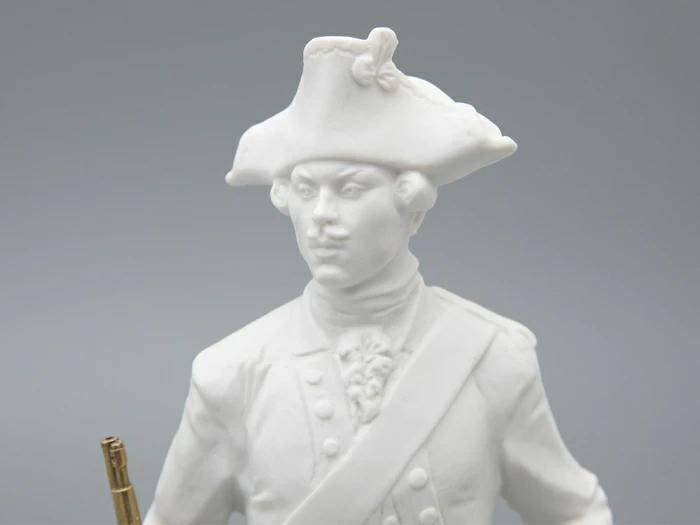 Скульптура Мушкетер эпохи Екатерины Великой, в подарочной упаковке, рисунок Белый бисквит, арт 81.31939.00.1, 