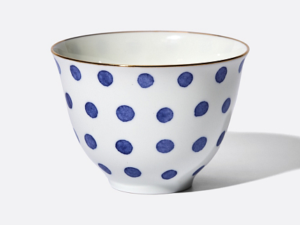 Чашка с блюдцем чайная форма Весенняя рисунок Polka dot арт. 81.28727.00.1