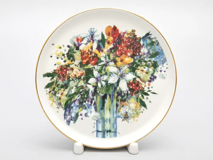 Чашка с блюдцем чайная форма Баланс рисунок Весенний букет/Spring Bouquet, арт. 81.29923.00.1, 