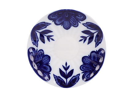 Чашка с блюдцем чайная форма Лучистая рисунок Флер, арт. 81.28663.00.1