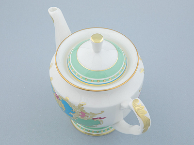 Сервиз чайный форма Айседора рисунок Аквамарин 6 персон 14 предметов арт. 81.30906.00.1