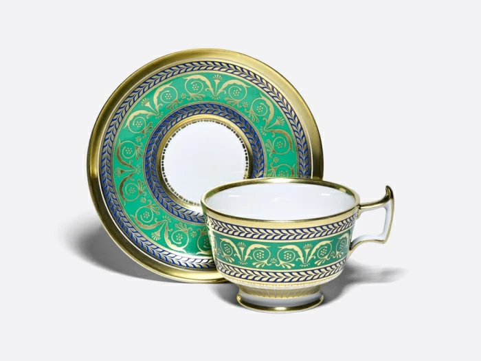 Чашка с блюдцем кофейная 158 мл.,  форма Александрия, рисунок Золотой 52 арт. 81.19205.00.1, 