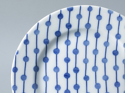 Тарелка мелкая 215 форма Европейская - 2 рисунок Реки России. Обь, арт. 80.35362.00.1, 