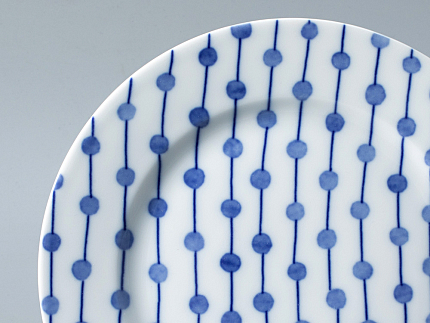 Тарелка мелкая 215 форма Европейская - 2 рисунок Реки России. Обь, арт. 80.35362.00.1