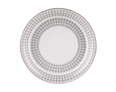 Чашка с блюдцем чайная форма Гербовая рисунок Зазеркалье. Ромбы арт. 81.27714.00.1, 