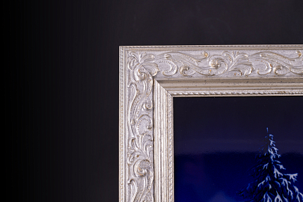 Пласт в багете 350х350 мм, Зима, арт 80.88949.00.1