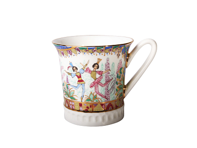 Сервиз кофейный Вертикаль Русский балет, 6 персон 22 предмета, арт. 81.14263.00.1