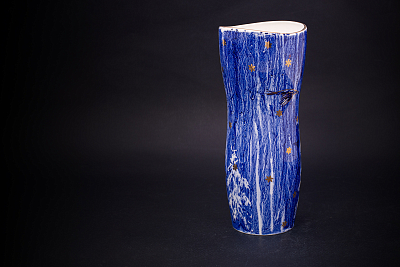 Ваза Зимний лес, форма Ева, арт 45.09082.00.1