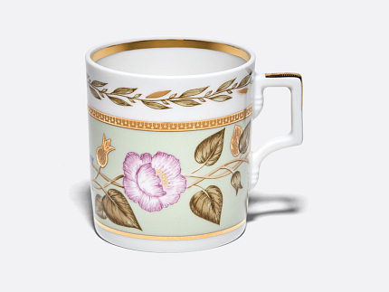 Чашка с блюдцем чайная 220 мл форма Гербовая рисунок Нефритовый фон 1 арт. 81.20825.00.1