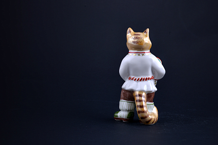 Скульптура Кот с петушком, арт 62.21242.00.1