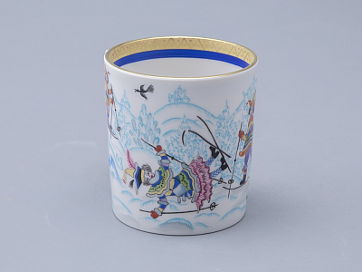 Сервиз чайный форма Гербовая рисунок Зимние забавы, 4 персоны 10 предметов арт. 81.20899.00.1