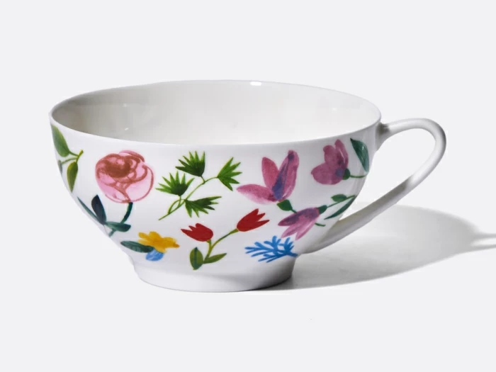 Чашка с блюдцем чайная форма Купольная рисунок Primavera (Примавера), арт. 81.34274.00.1, 