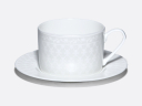 Чашка с блюдцем 300 мл, форма Идиллия, рисунок Жемчужная сетка, арт. 81.34971.00.1, 
