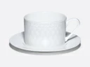 Чашка с блюдцем 300 мл, форма Идиллия, рисунок Жемчужная сетка, арт. 81.34971.00.1, 