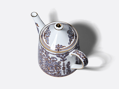 Сервиз чайный на 4 персоны 10 предметов в подарочной упаковке, форма Идиллия рисунок Барокко, арт. 81.34916.00.1