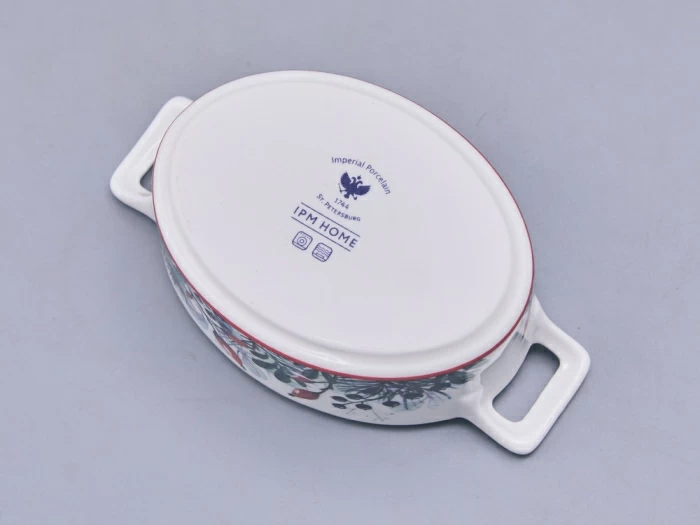 Набор кокотниц (4 предмета) в подарочной упаковке, форма Стандартная, рисунок Календа, арт 42.00076.00.1, 