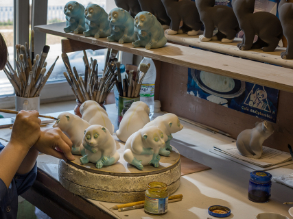 Скульптура Лори Серый, арт 82.91430.00.1, 