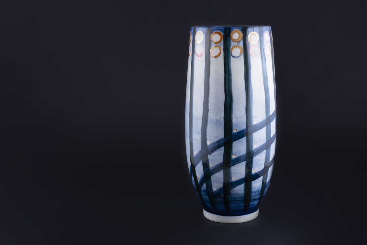 Ваза Ноктюрн на форме Карелия, арт 60.10634.00.1, 