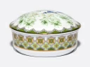 Туалетная коробочка в подарочной упаковке, форма Круглая, рисунок Можжевельник ароматный, арт 81.33955.00.1, 